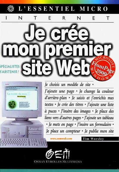 Je crée mon premier site Web avec FrontPage 2000