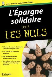 L'épargne solidaire pour les nuls