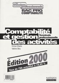 Comptabilité et gestion des activités, terminales bac pro comptabilité : élève