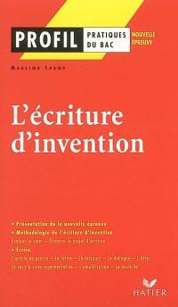 L'écriture d'invention