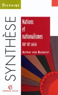 Nations et nationalismes aux XIXe et XXe siècles