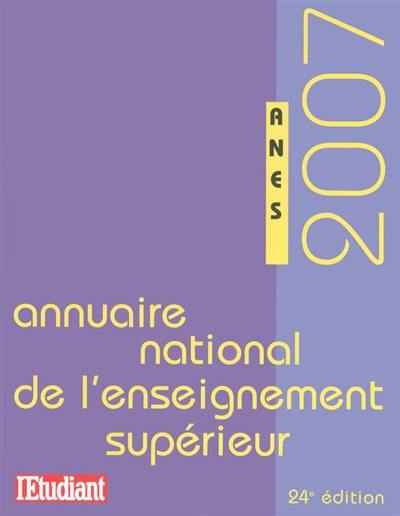 Annuaire national de l'enseignement supérieur