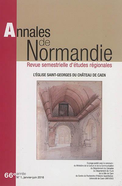 Annales de Normandie, n° 2 (2015)