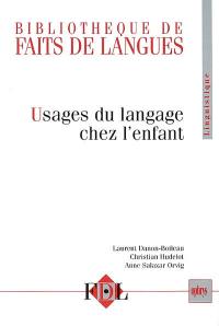 Usages du langage chez l'enfant