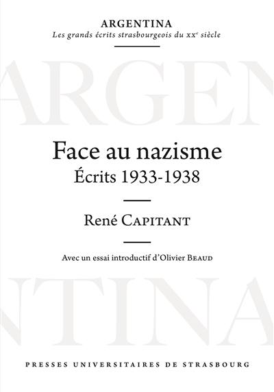 Face au nazisme : écrits 1933-1938