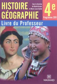 Histoire géographie, 4e : livre du professeur