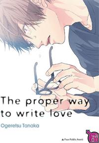 The proper way to write love