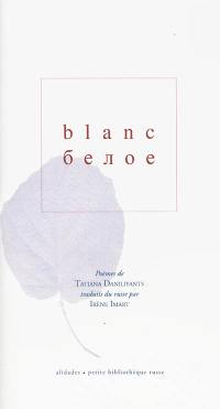 Blanc : poèmes