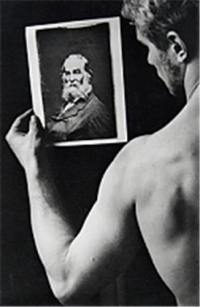 Duane Michals Salute, Walt Whitman