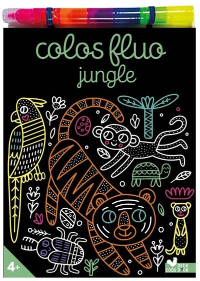 Colos fluo jungle : avec un feutre multimines