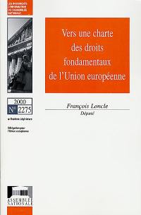 Vers une charte des droits fondamentaux de l'Union européenne