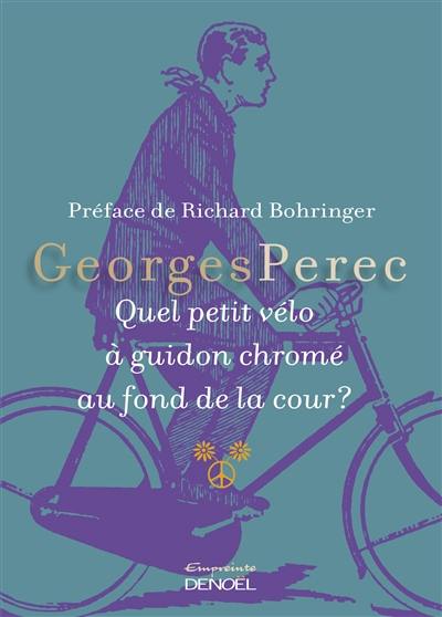 Quel petit vélo à guidon chromé au fond de la cour ?