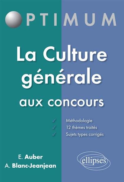 La culture générale aux concours