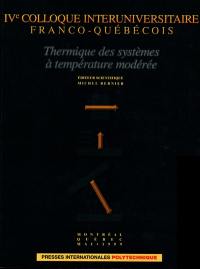 Thermique des systèmes à température modérée