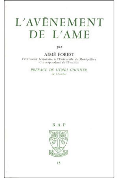 L'Avènement de l'âme