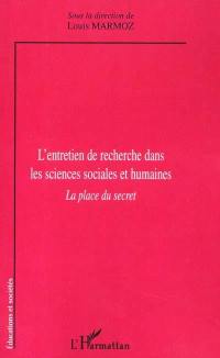 L'entretien de recherche dans les sciences sociales et humaines