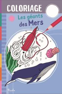 Les géants des mers : coloriage