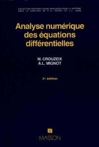 Analyse numérique des équations différentielles