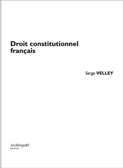 Droit constitutionnel français