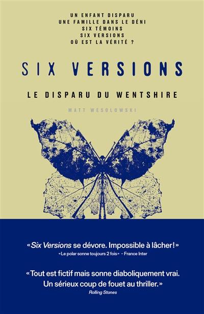 Six versions. Vol. 3. Le disparu du Wentshire