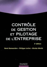 Contrôle de gestion et pilotage de l'entreprise