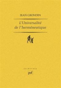 L'Universalité de l'herméneutique