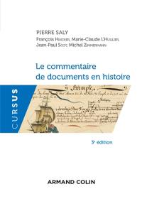 Le commentaire de documents en histoire