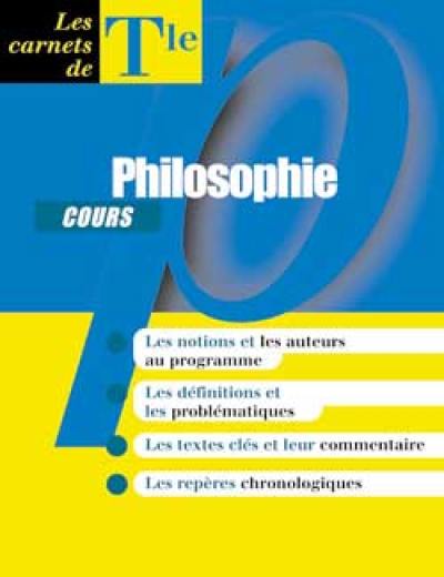 Cours philosophie terminale