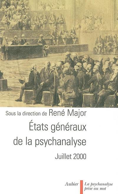 Etats généraux de la psychanalyse