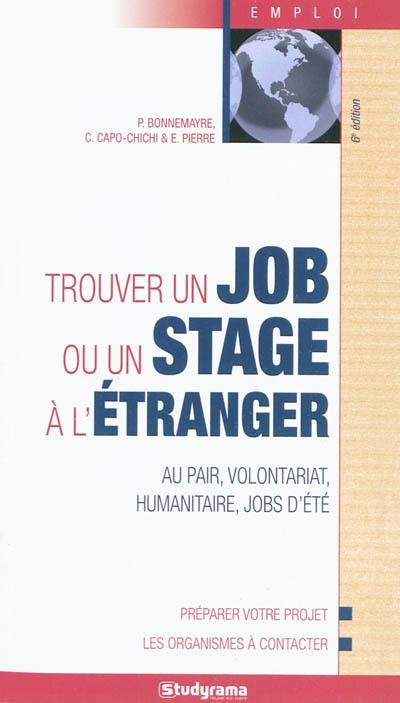 Trouver un job ou un stage à l'étranger