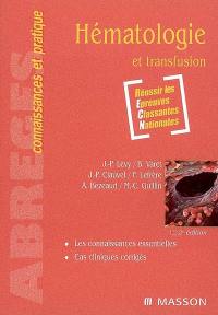 Hématologie et transfusion