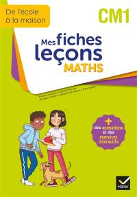 Mes fiches leçons maths, CM1