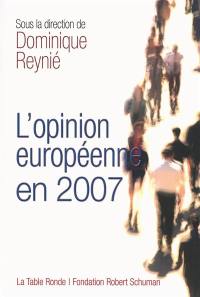 L'opinion européenne en 2007