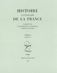 Histoire littéraire de la France. Vol. 42-2