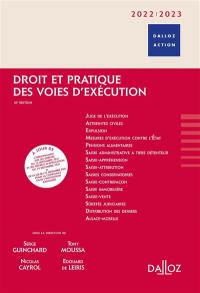 Droit et pratique des voies d'exécution : 2022-2023