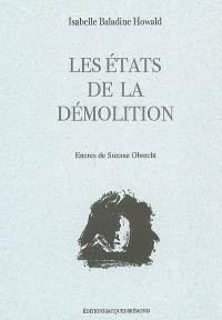 Les états de la démolition