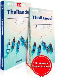 Thaïlande : 3 en 1 : guide, atlas, carte laminée