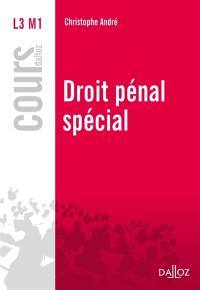 Droit pénal spécial