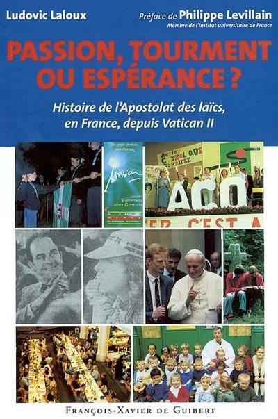 Passion, tourment ou espérance ? : histoire de l'apostolat des laïcs, en France, depuis Vatican II