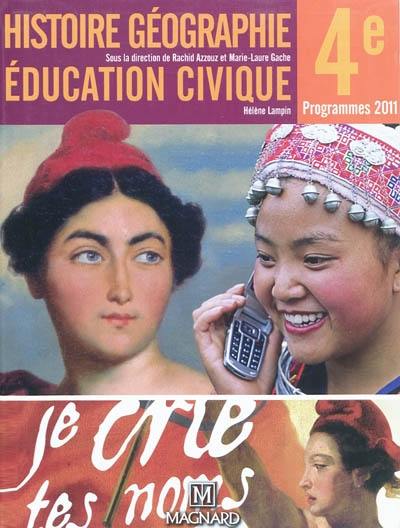 Histoire géographie, éducation civique 4e