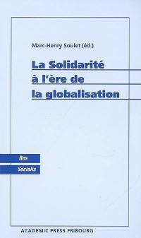 La solidarité à l'ère de la globalisation