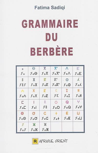 Grammaire du berbère