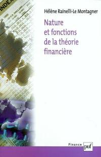 Nature et fonctions de la théorie financière : quelques réflexions