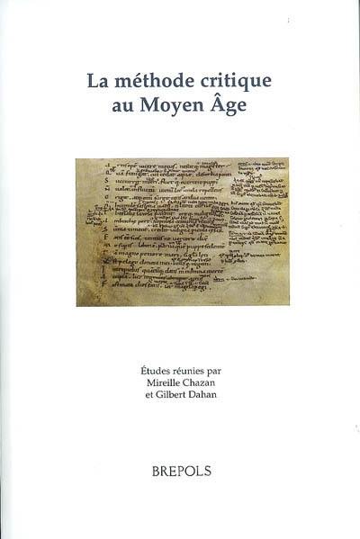 La méthode critique au Moyen Age