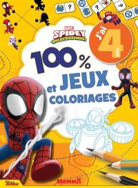 Spidey et ses amis extraordinaires : 100 % jeux et coloriages : j'ai 4 ans