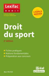 Droit du sport : licence & master