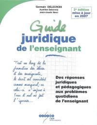 Guide juridique de l'enseignant