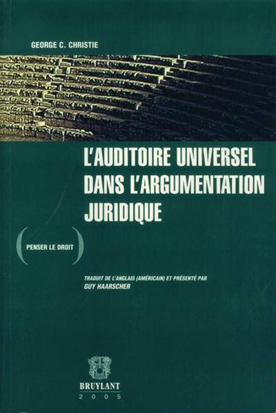 L'auditoire universel dans l'argumentation juridique