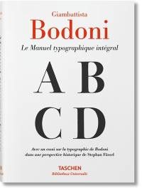 Manuel typographique : 1818. Manuale tipografico