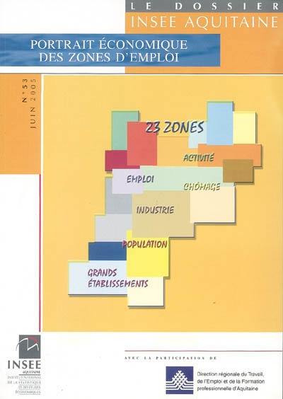 Portrait économique des zones d'emploi